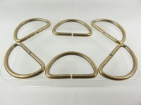 D-ring / half ring light model 20 mm old brass
