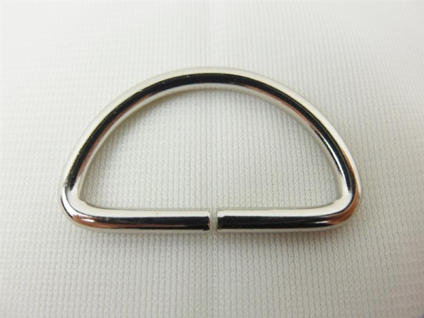 D-ring / half ring light model 25 mm silver