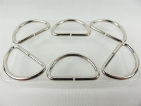 D-ring / half ring light model 25 mm silver