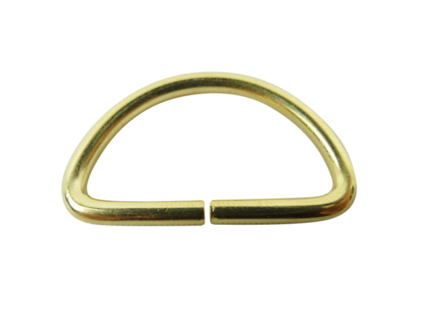 D-ring / half ring light model 35 mm gold