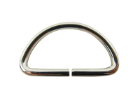 D-ring / half ring light model 40 mm silver