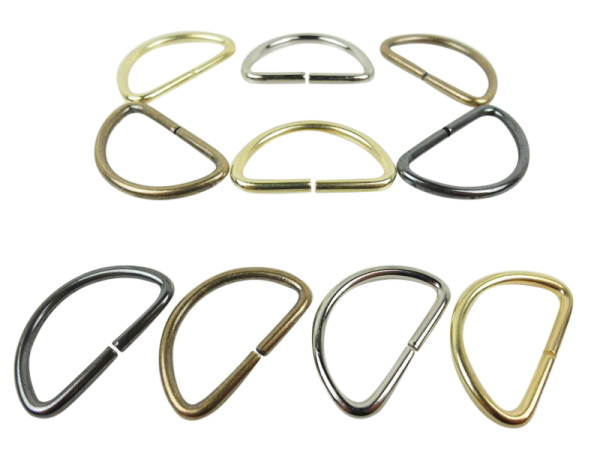 D-ring half ring oval seam light model 30 mm