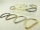 D-ring half ring oval seam light model 30 mm