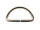 D-ring half ring oval seam light model 30 mm silver