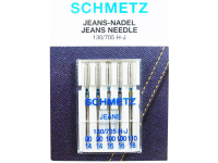 SCHMETZ - 5 jeans needles size 90-110 (Combi)/flat piston