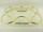 D-Ring Halbring Ovinaht leichtes Model 30 mm gold