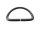 D-ring half ring oval seam light model 30 mm platinum