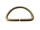 D-ring half ring oval seam light model 30 mm old brass