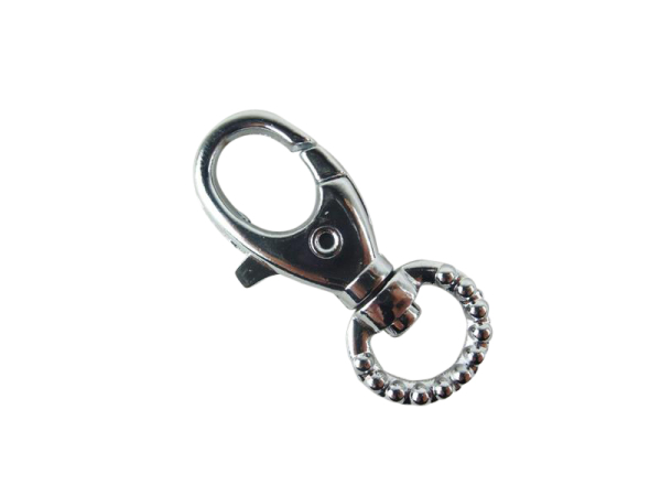 Silber Karabiner klein (Katzenhaken) für 10mm (1)