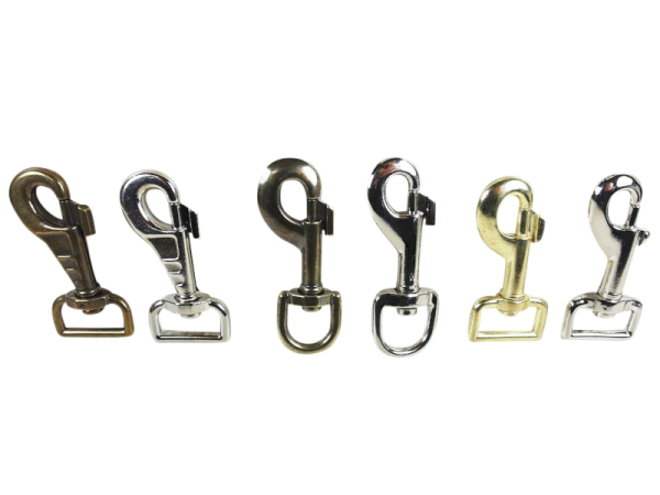 Bolt snap hook / carabiner hook - "Taro" model with rotating joint