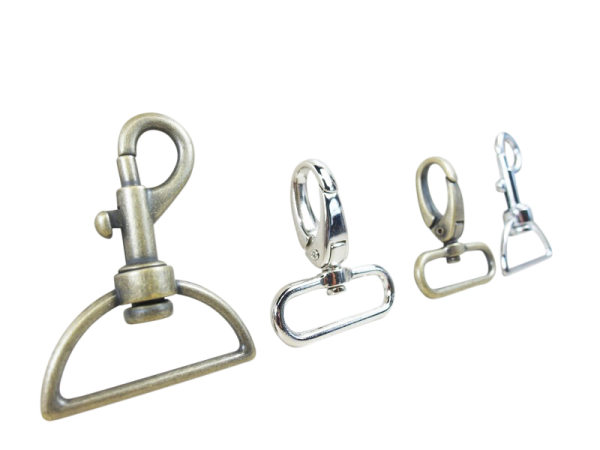 Carabiner hook 40 mm model "d-ring" and "oval"