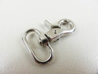 Scherenkarabiner mit Zügelschnapp 25mm