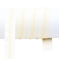 Endless zippers loose - per meter - spiral (5mm) cream white