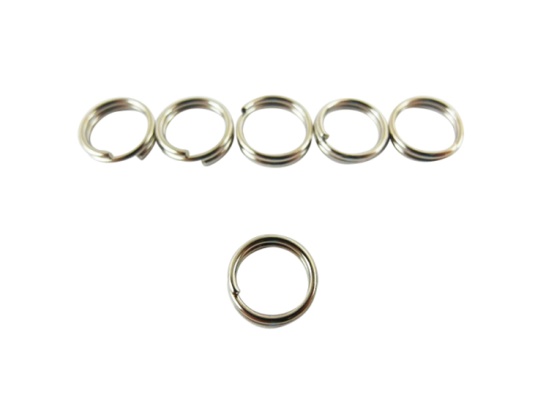 Key ring / outer diameter - approx. 10 mm - silver