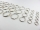Key ring / outer diameter - approx. 10 mm - silver