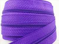 Endless zippers loose - per meter - spiral (3mm) purple
